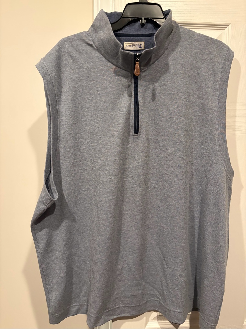 Westport Blue Quarter-Zip Knit Pullover